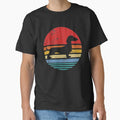 Dachshund Retro Sunset Dog Daschund - Adult & Kids T-Shirts, Sweatshirts & Hoodies apparel design preview 1