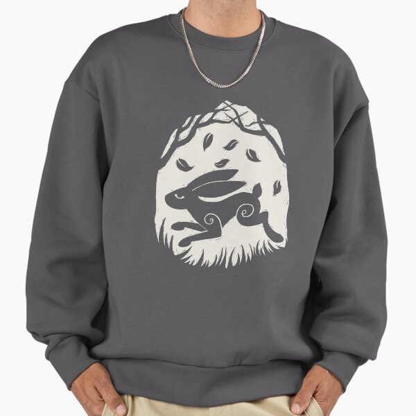 Leaping Hare in Autumn - Adult & Kids T-Shirts, Sweatshirts & Hoodies apparel design preview 1
