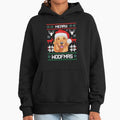 Golden Retriever Merry Woofmas Christmas Goldie Dog - Adult & Kids T-Shirts, Sweatshirts & Hoodies apparel design preview 1