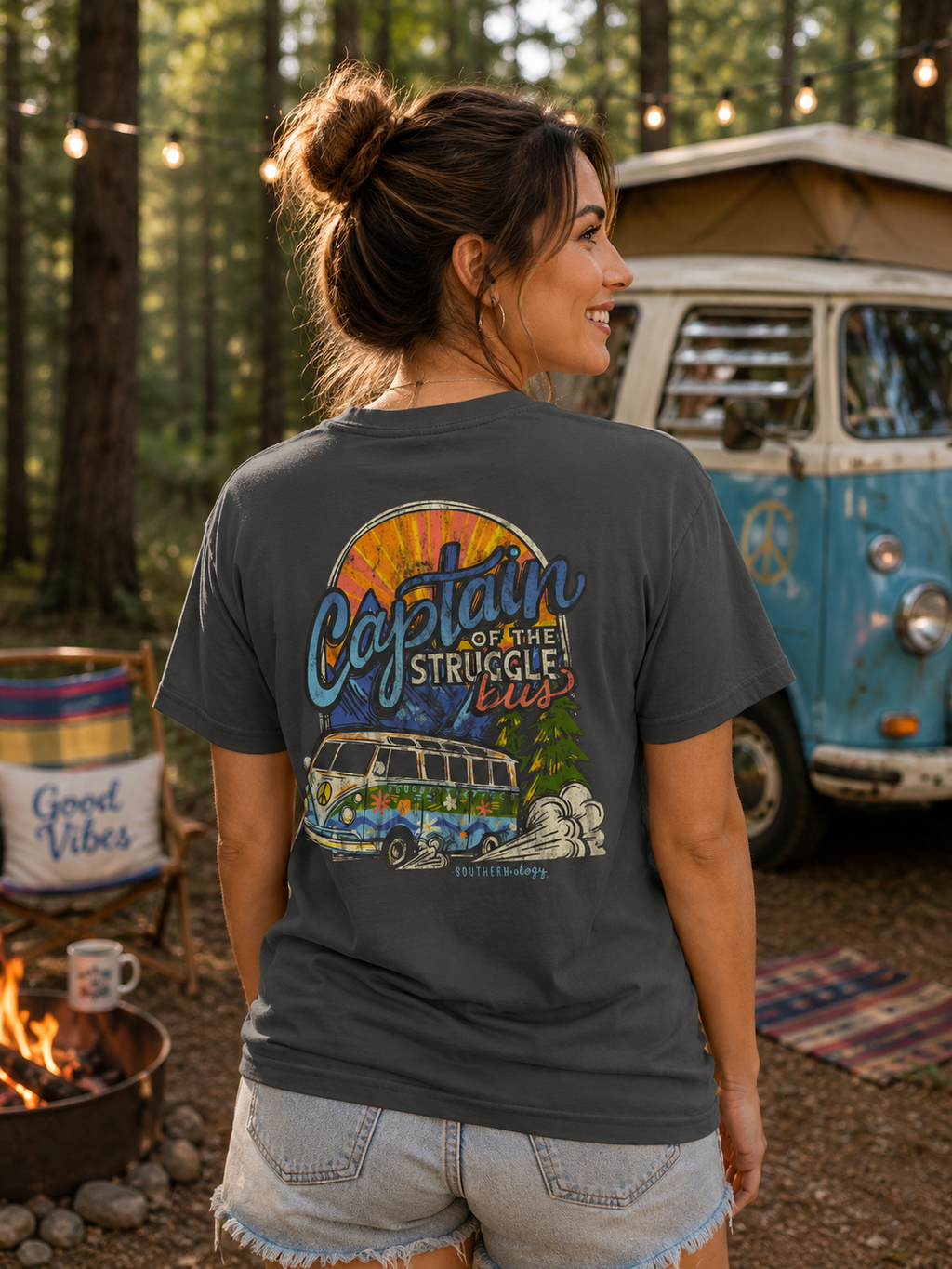 Southernology Captain of the Struggle Bus Comfort - Adult & Kids T-Shirts, Sweatshirts & Hoodies apparel design preview 1