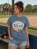 Southern Couture Soft Leopard Play Ball Baseball - Adult & Kids T-Shirts, Sweatshirts & Hoodies apparel design preview 1