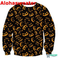 Black Halloween Pumpkin Smiling Ugly Christmas Sweater product image