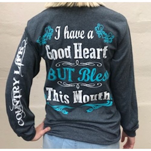 Country Life Southern Attitude Mint Bless This Mouth - Adult & Kids T-Shirts, Sweatshirts & Hoodies apparel design preview 1