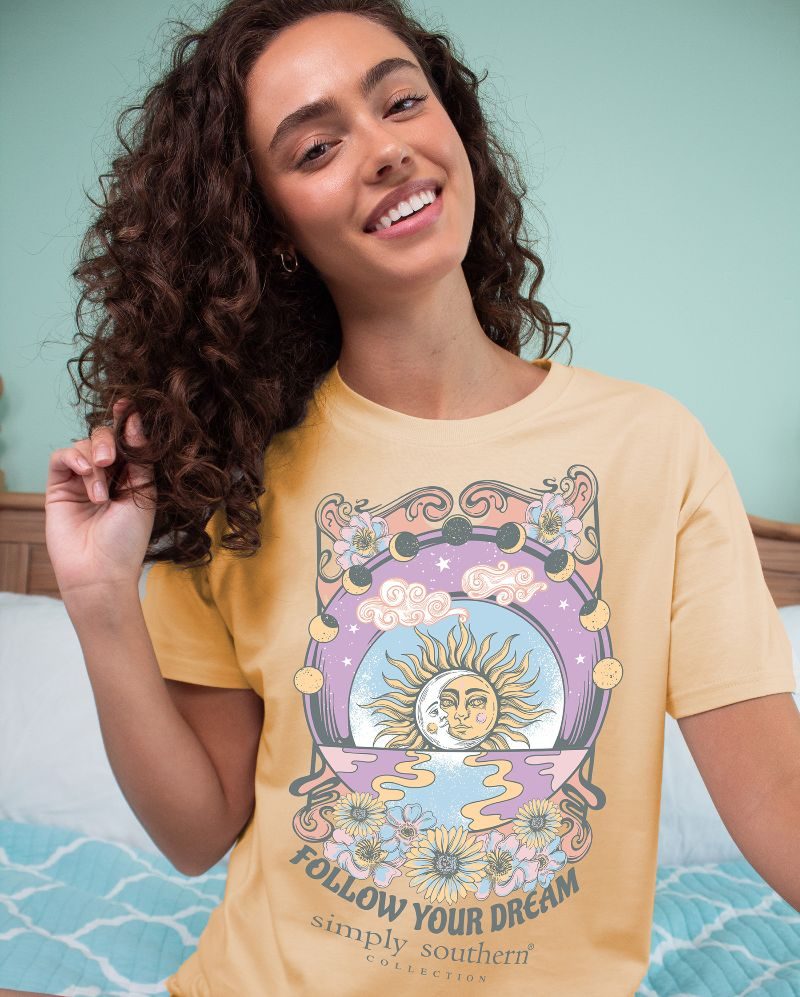 Simply Southern Follow Dream Boxy Oversized - Adult & Kids T-Shirts, Sweatshirts & Hoodies apparel design preview 1