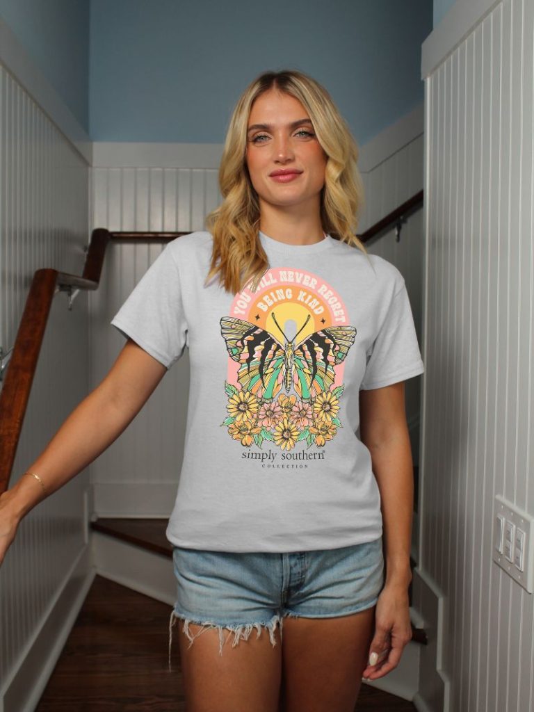 Simply Southern Being Kind Boxy Oversized - Adult & Kids T-Shirts, Sweatshirts & Hoodies apparel design preview 1