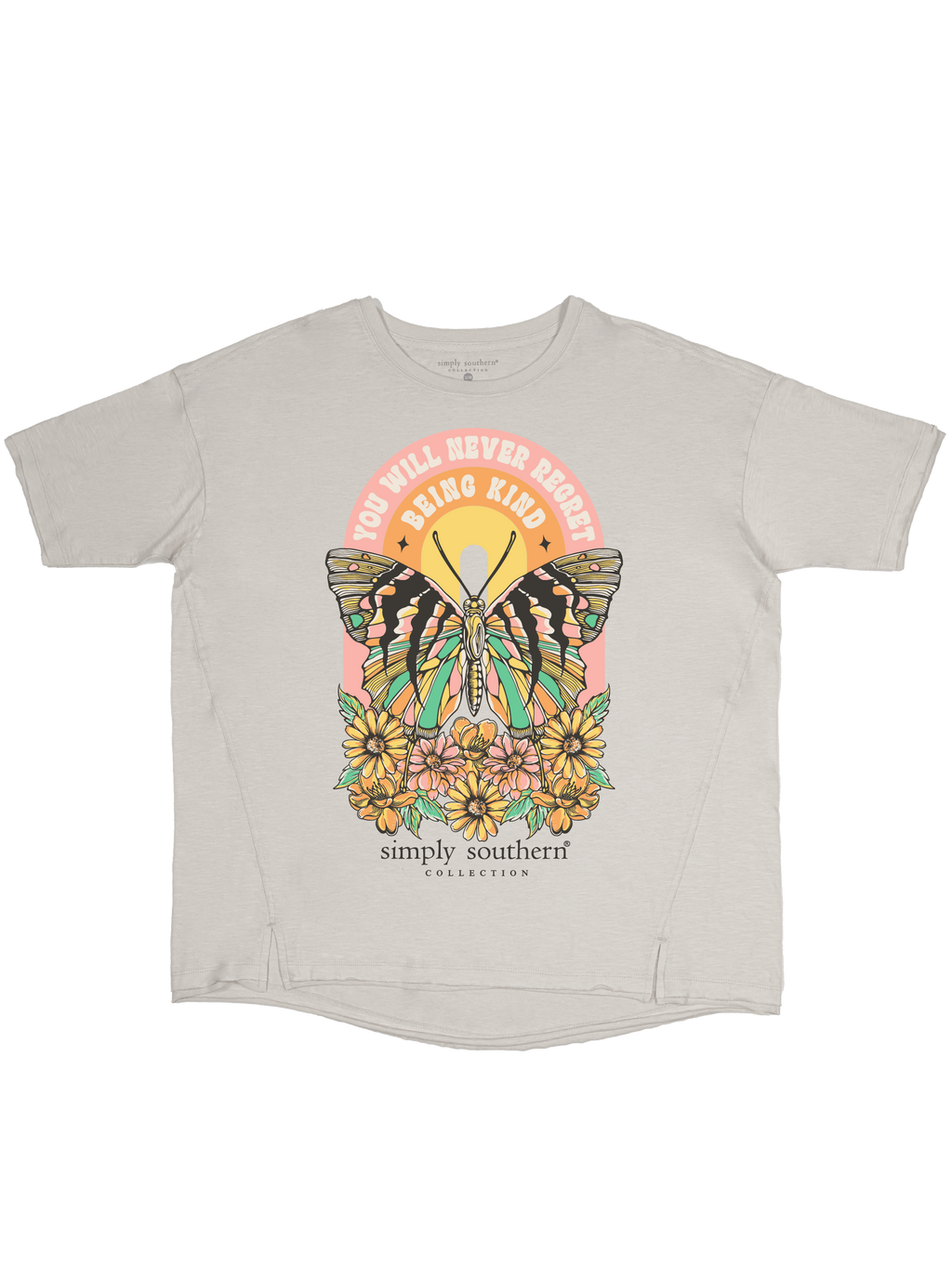 Simply Southern Being Kind Boxy Oversized - Adult & Kids T-Shirts, Sweatshirts & Hoodies apparel design preview 2