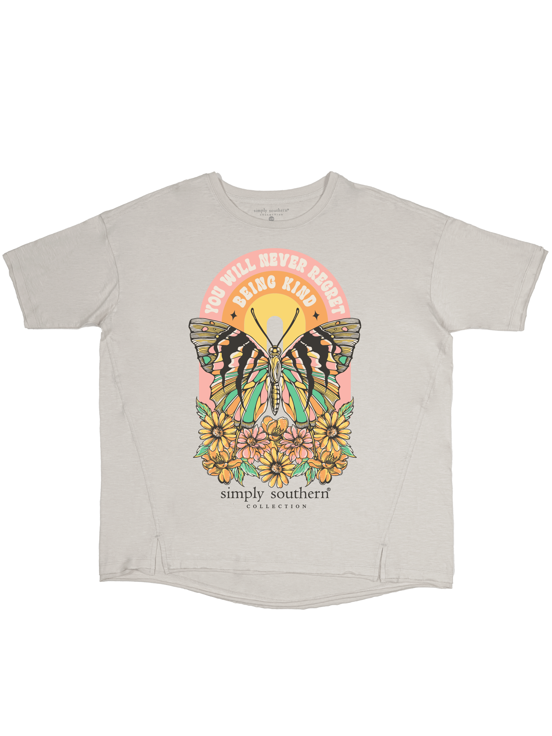 Simply Southern Being Kind Boxy Oversized - Adult & Kids T-Shirts, Sweatshirts & Hoodies apparel design preview 2