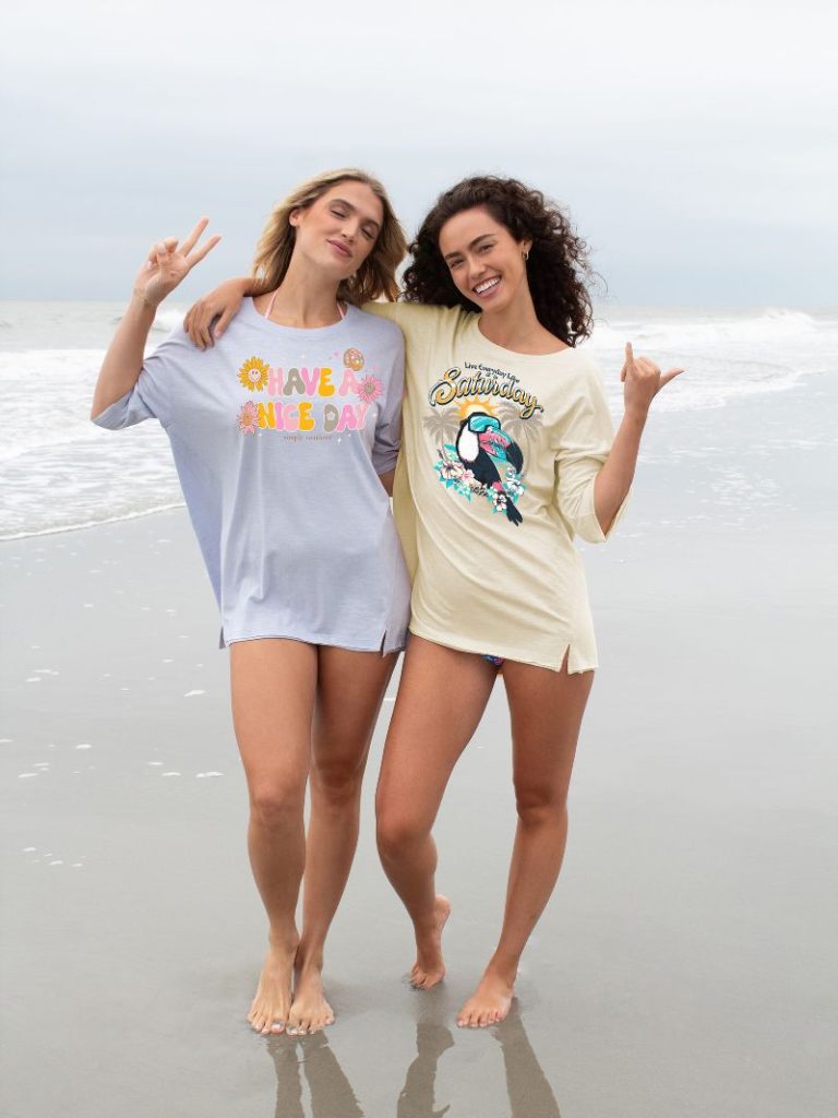 Simply Southern Nice Day Boxy Oversized - Adult & Kids T-Shirts, Sweatshirts & Hoodies apparel design preview 1
