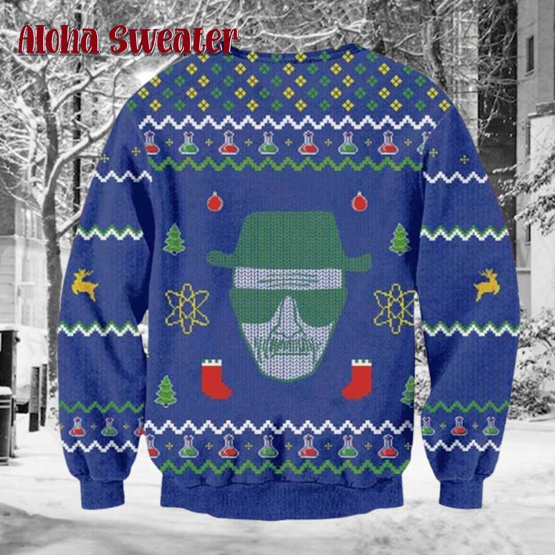 Breaking Bad Have A Blue Xmas Ugly Christmas Sweater product image