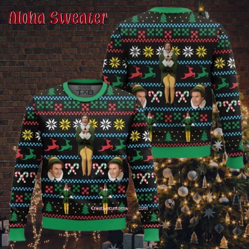 Son Of The Nutcracker Buddy Elf Ugly Christmas Sweater product image 5