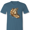 Sassy Frass Leopard Butterfly V-Neck Canvas - Adult & Kids T-Shirts, Sweatshirts & Hoodies apparel design preview 1
