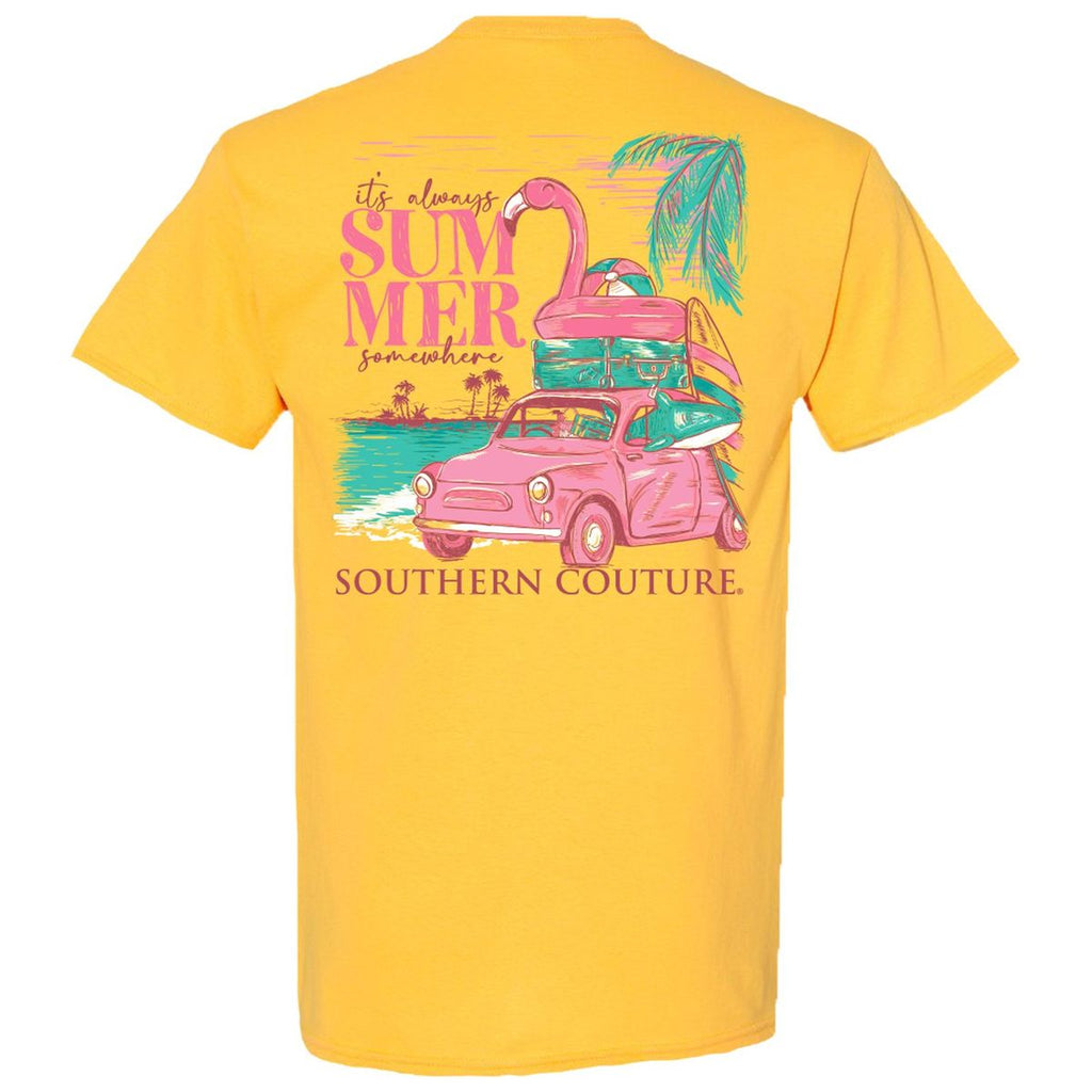 Southern Couture Classic Always Summer Somewhere - Adult & Kids T-Shirts, Sweatshirts & Hoodies apparel design preview 1