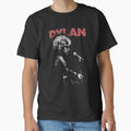 Wild dog Bob Dylan and classic motorcycle - Adult & Kids T-Shirts, Sweatshirts & Hoodies apparel design preview 1