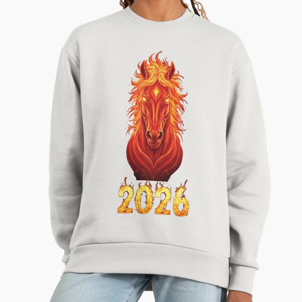 Mystic Fire Horse 2026 Legendary Zodiac Flame Art - Adult & Kids T-Shirts, Sweatshirts & Hoodies apparel design preview 1