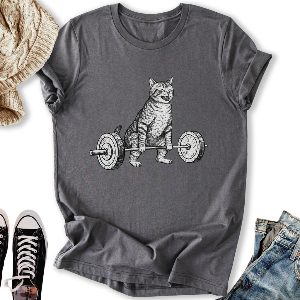 Deadlift Cat - Adult & Kids T-Shirts, Sweatshirts & Hoodies apparel design preview 2