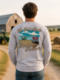 Simply Southern Merican Farmer - Adult & Kids T-Shirts, Sweatshirts & Hoodies apparel design preview 1