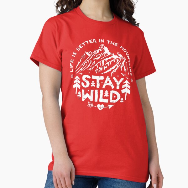 Stay Wild white - Adult & Kids T-Shirts, Sweatshirts & Hoodies apparel design preview 1