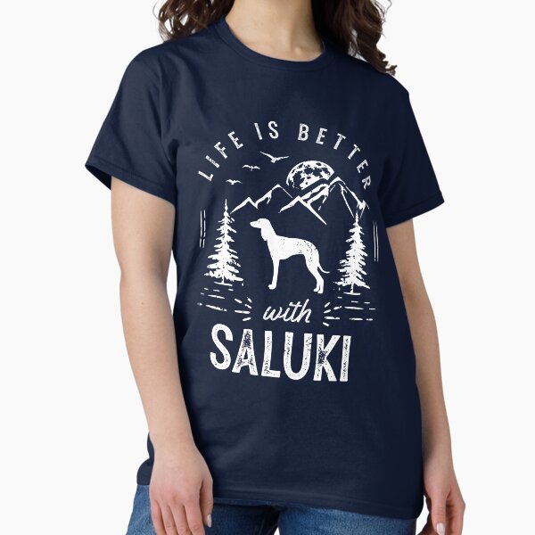 Life is Better with Saluki Dog - Adult & Kids T-Shirts, Sweatshirts & Hoodies apparel design preview 1