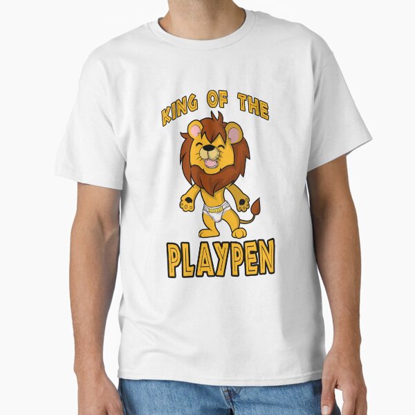 Baby Lion Cub King of the Playpen ABDL FURRY Design - Adult & Kids T-Shirts, Sweatshirts & Hoodies apparel design preview 1