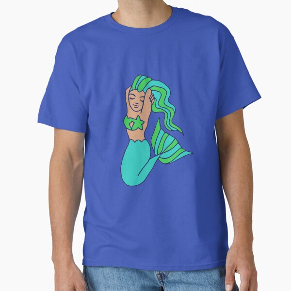 Cute mermaid - Adult & Kids T-Shirts, Sweatshirts & Hoodies apparel design preview 1