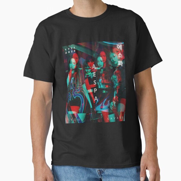 Aespa SAVAGE Glitch Version - Adult & Kids T-Shirts, Sweatshirts & Hoodies apparel design preview 1