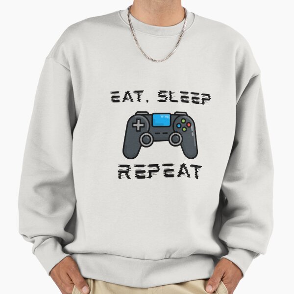 Eat, Sleep, Game, Repeat - Adult & Kids T-Shirts, Sweatshirts & Hoodies apparel design preview 1
