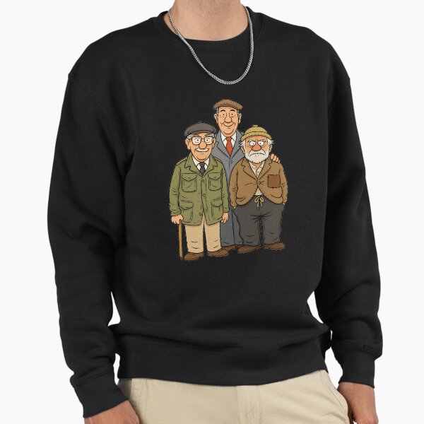 Sitcom Legends: Foggy, Compo, Clegg - Adult & Kids T-Shirts, Sweatshirts & Hoodies apparel design preview 1