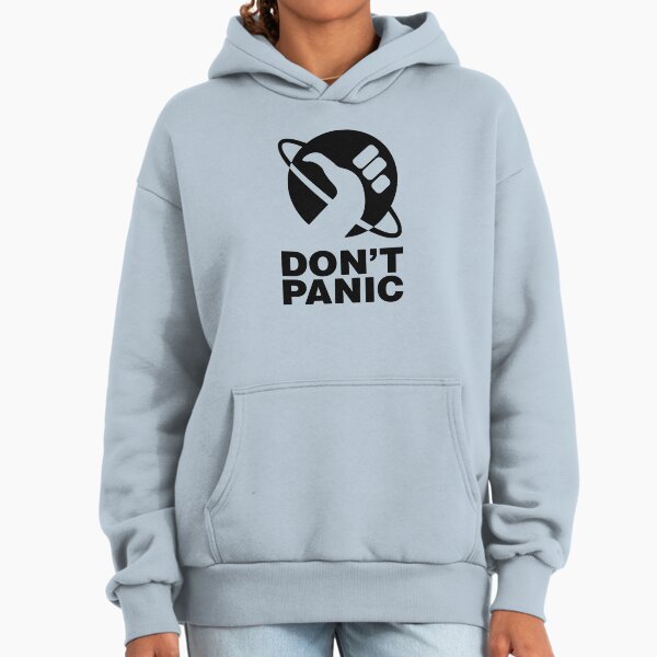 Don't Panic Hitchhikers Guide - Adult & Kids T-Shirts, Sweatshirts & Hoodies apparel design preview 1