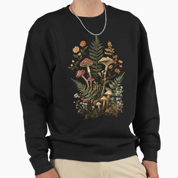 Witchy Woodland Mushrooms and Plants - Adult & Kids T-Shirts, Sweatshirts & Hoodies apparel design preview 1