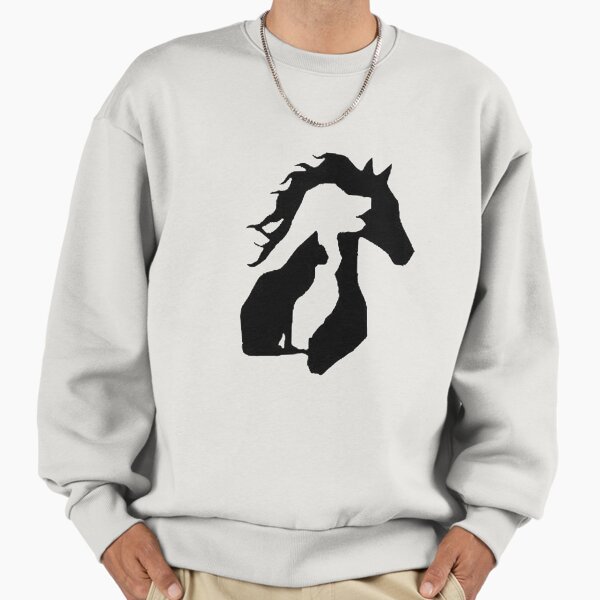 Horse dog cat silhouette - Adult & Kids T-Shirts, Sweatshirts & Hoodies apparel design preview 1