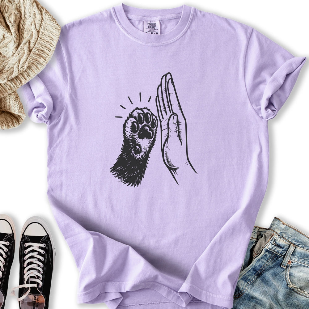 Cat High Five - Adult & Kids T-Shirts, Sweatshirts & Hoodies apparel design preview 1