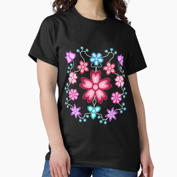 Ojibwe Spring Floral WAWEZHI CANADA - Adult & Kids T-Shirts, Sweatshirts & Hoodies apparel design preview 1