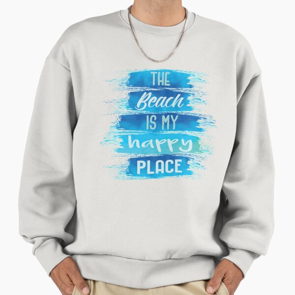 The Beach is My Happy Place - Adult & Kids T-Shirts, Sweatshirts & Hoodies apparel design preview 1