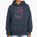 Monarch butterfly butterflies pattern pink - Adult & Kids T-Shirts, Sweatshirts & Hoodies apparel design preview 1