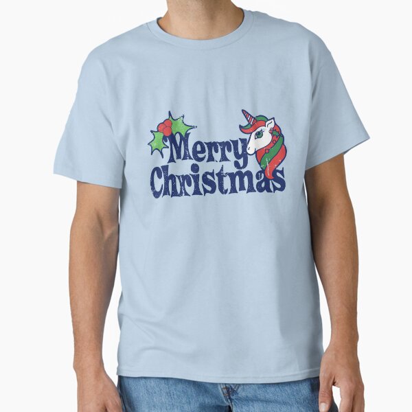 Merry Christmas Unicorn - Adult & Kids T-Shirts, Sweatshirts & Hoodies apparel design preview 1