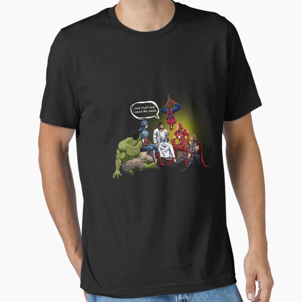 And That_s How I Saved The World - Adult & Kids T-Shirts, Sweatshirts & Hoodies apparel design preview 1