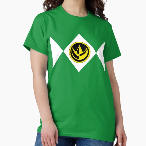MMPR Green Ranger With Coin - Adult & Kids T-Shirts, Sweatshirts & Hoodies apparel design preview 1