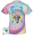 Girlie Girl Originals Wild Free Bull Tie Dye - Adult & Kids T-Shirts, Sweatshirts & Hoodies apparel design preview 1