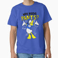 Donald Duck Who Needs Pants - Adult & Kids T-Shirts, Sweatshirts & Hoodies apparel design preview 1