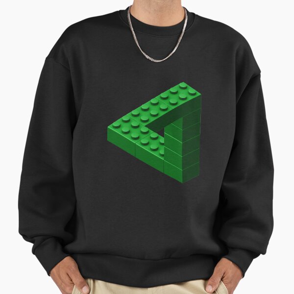 Escher Toy Bricks Green - Adult & Kids T-Shirts, Sweatshirts & Hoodies apparel design preview 1