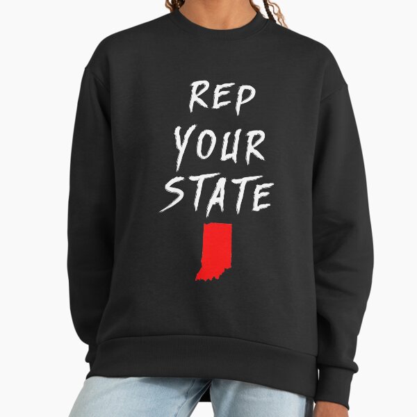 REP YOUR STATE INDIANA - Adult & Kids T-Shirts, Sweatshirts & Hoodies apparel design preview 1
