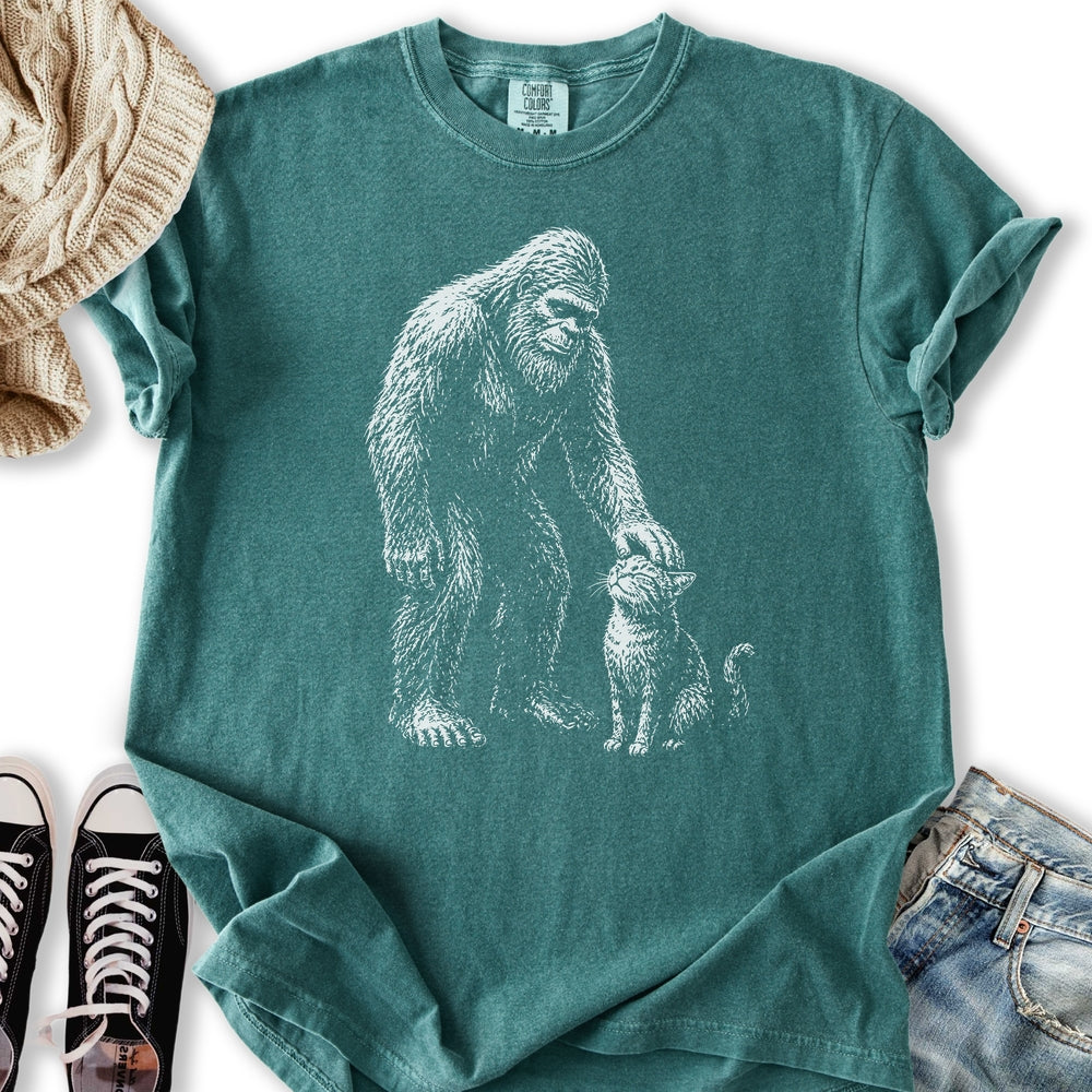 Bigfoot Kitten - Adult & Kids T-Shirts, Sweatshirts & Hoodies apparel design preview 2
