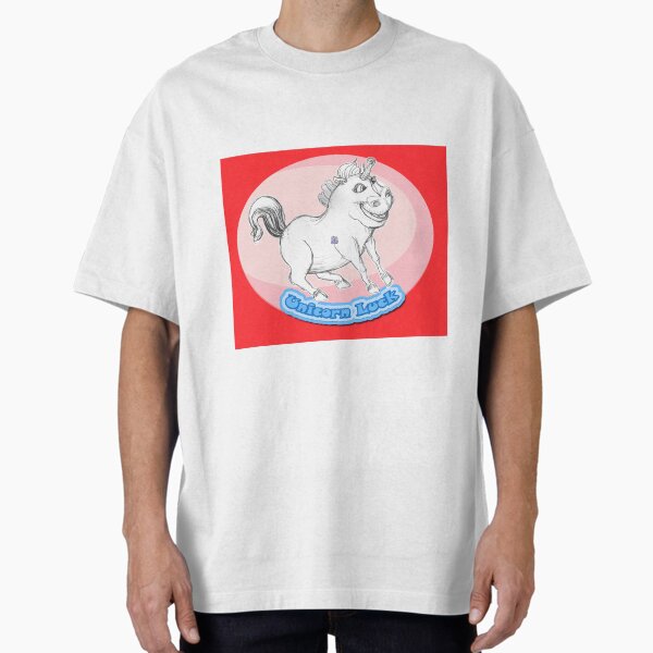 Unicorn Luck Chubby Horse (Original Drawing by ACCI) - Adult & Kids T-Shirts, Sweatshirts & Hoodies apparel design preview 1