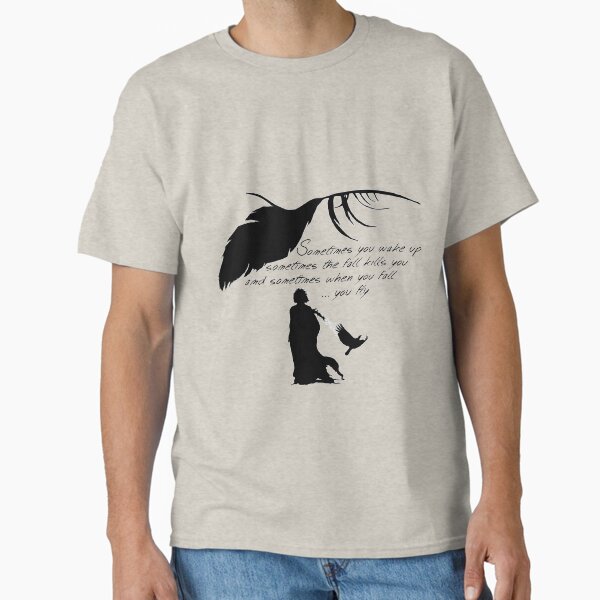 Sandman When you fall, fly (version B) - Adult & Kids T-Shirts, Sweatshirts & Hoodies apparel design preview 1