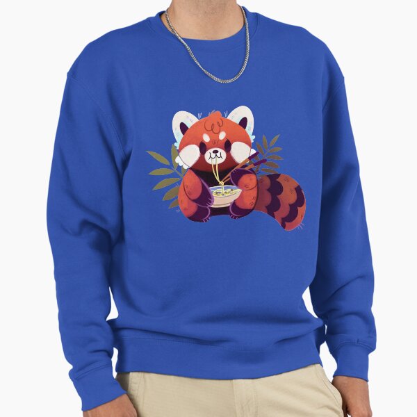 Red Panda Eating Ramen - Adult & Kids T-Shirts, Sweatshirts & Hoodies apparel design preview 1