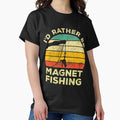 I'd Rather Be Magnet Fishing Vintage Gift For Fishers - Adult & Kids T-Shirts, Sweatshirts & Hoodies apparel design preview 1