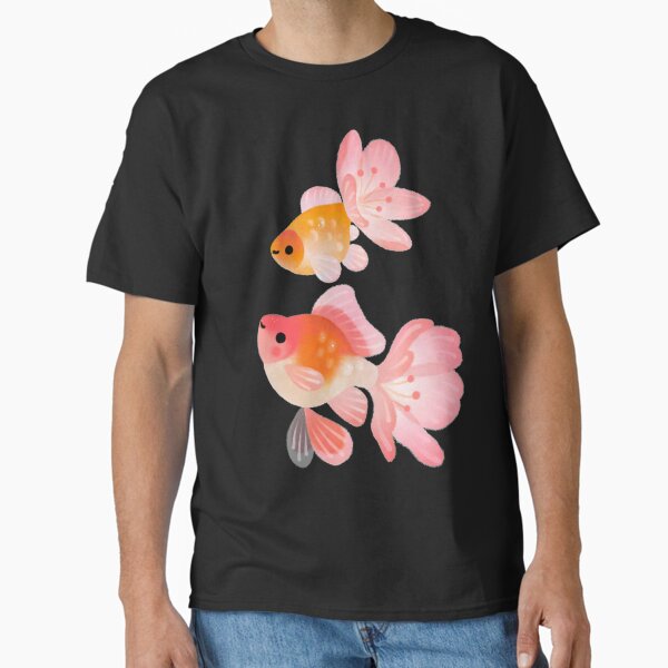 Cherry blossom goldfish 1 - Adult & Kids T-Shirts, Sweatshirts & Hoodies apparel design preview 1