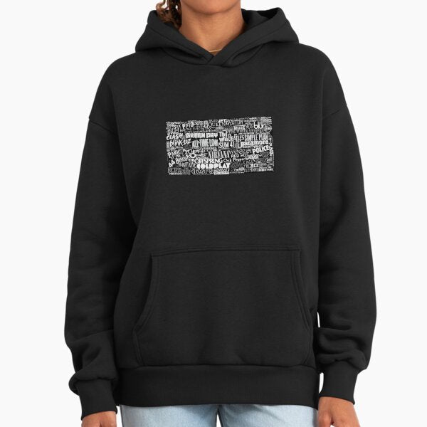 Band Name Collage - Adult & Kids T-Shirts, Sweatshirts & Hoodies apparel design preview 1