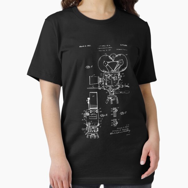 Moviemaker Film Camera Patent Drawings 1937 - Adult & Kids T-Shirts, Sweatshirts & Hoodies apparel design preview 1