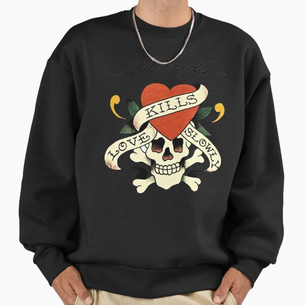 Ed hardy love kills slowly - Adult & Kids T-Shirts, Sweatshirts & Hoodies apparel design preview 1